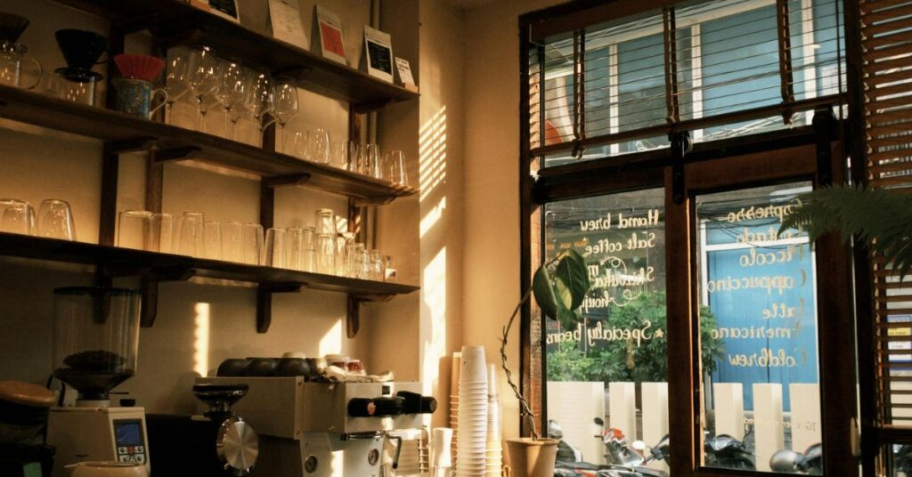 Cozy room illuminated by soft warm lighting creating a relaxing ambiance.